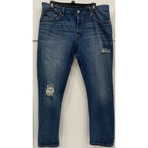 Levi's 501 Men's Jean's 31x27 Distressed Button#38